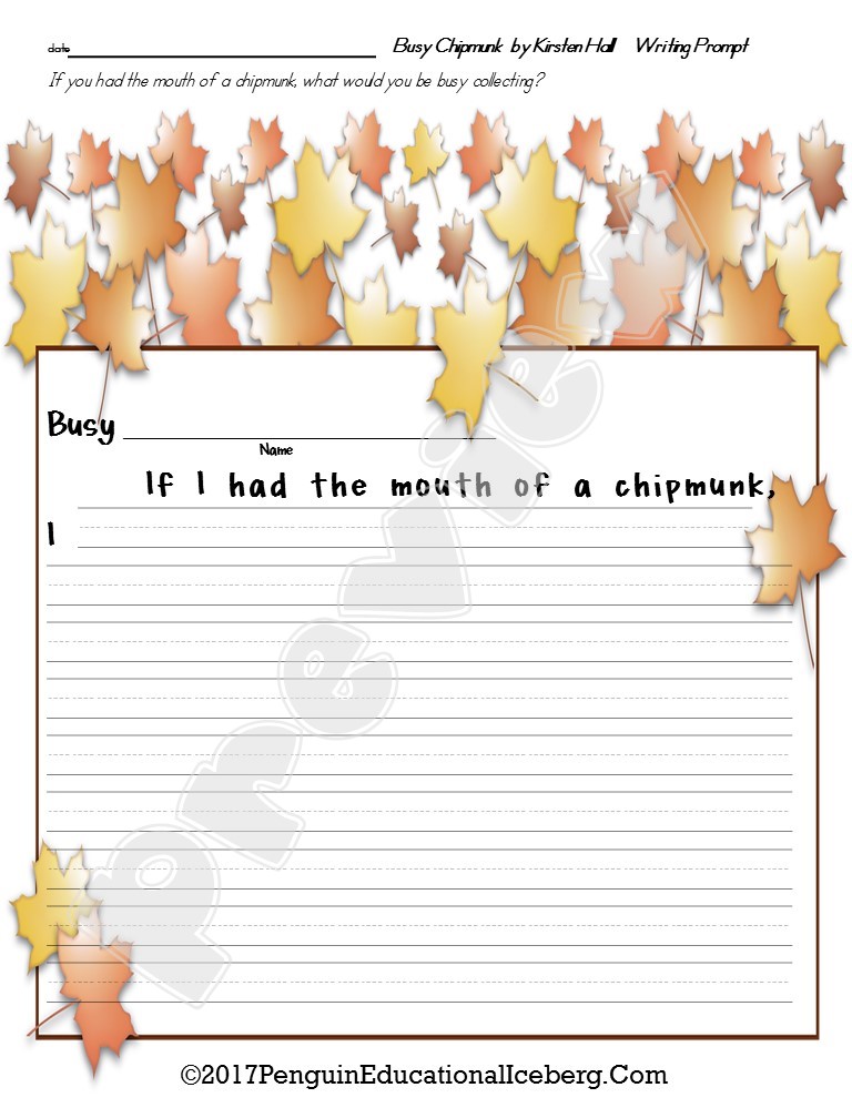 NLAGB: Busy Chipmunk by Kirsten Hall - Penguin Educational Iceberg