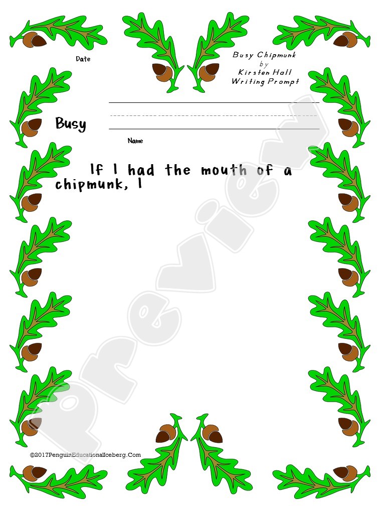 NLAGB: Busy Chipmunk by Kirsten Hall - Penguin Educational Iceberg
